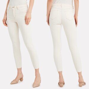 Revolve L'Agence Margot High Rise Skinny Jeans 25 Macademia White USA Made Pants